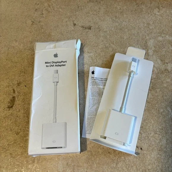 Apple Mini Display Port To DVI Adapter New